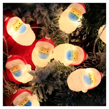 Комплект Коледни светлини, led Висящи лампи във формата на Коледно/Снежен човек/дядо коледа/клоун, Стоки за декор на Коледно парти