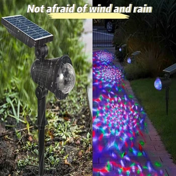 Слънчева лампа за Външно Осветление LED Лампа за обличане, озеленяване на градината, Водоустойчив поддържан прожектори, украса на градината