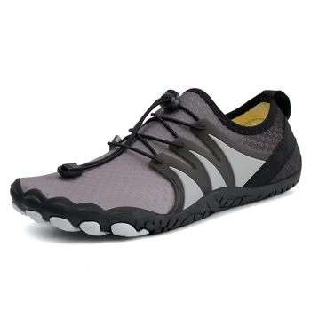 Нова мъжки Водна обувки Дамски Водна обувки Маратонки на Бос Улични Плажни сандали Бързосъхнеща Реката Морска обувки за гмуркане и плуване