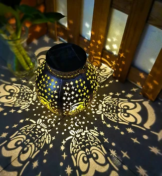 Метални Слънчева светлина Goodeco, Окачени Слънчеви Градински Фенери във формата на Бухал, Водоустойчив led Лампа, Подарък за Рожден Ден за жените/Мъжете