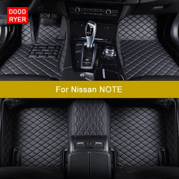 Автомобилни постелки DOODRYER по поръчка за Nissan NOTE, автоаксесоари, килим за краката