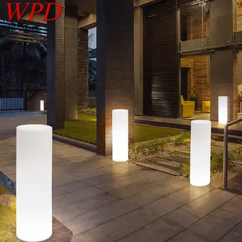 WPD Модерен цилиндричен озеленяване лампа Творчески на открито led светлина за косене на трева с дистанционно управление Водоустойчива IP65 за градината на хотела