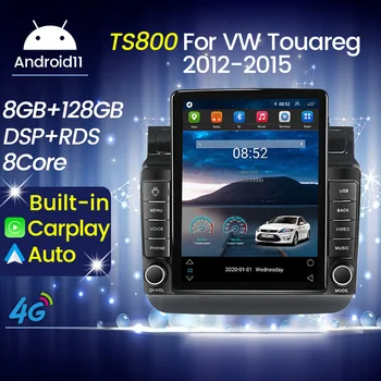 За автомобил Tesla Style Android радио За Volkswagen Touareg FL NF 2010-2018 Автомобилен Мултимедиен плейър GPS Навигация, Безжичен Carplay