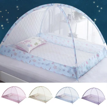 Бебешко Легло с комарите мрежа, Детска Куполна Инсталация, Преносими Сгъваеми Детски легла, Детска палатка mosquitera cama