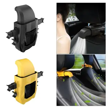 USB Вентилатора-охладител за автомобилни седалки Вентилатор за автомобилни седалки Тиха Мощна вентилация на Електрически автомобилни фенове С удобен USB-конектор За