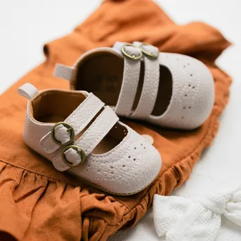 Детски Обувки за момичета, Обувки Принцеса с хубав нос, Пролет-Есен Предната обувки за деца, Бебешки Първите Проходилки подметка 0-18 м