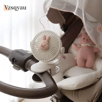 Новият корейски вентилатор за детски колички, Мини Акумулаторна батерия за Преносим Електрически Ветроэнергетический Ръчно Вентилатор, Малък вентилатор, охлаждане на открито