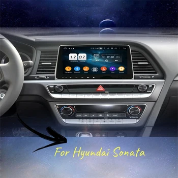 Android За Hyundai Sonata 2018 2019, Автомобилното радио, Аудио, Мултимедиен плейър, GPS навигация, Автомагнитола, главното устройство DSP 4G
