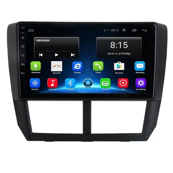2 Din Android 12 Стерео Радио Авто DVD GPS Мултимедиен Плейър 5G WiFi Cam DSP Carplay За Forester 2008-2012