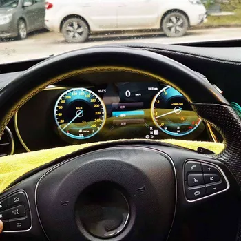 Най-новият LCD цифров Таблото За Mercedes-Benz C/GLC W205 2015-2018, табло, измерване на Скоростта на кабината, Авто екран