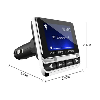 Автомобилен Bluetooth-съвместими плеър, радиоприемник, адаптер за намаляване на шума