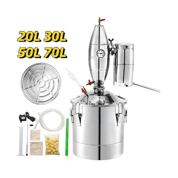 30Л 20Л 50Л 70Л Алкохолна дистиллятор Оборудване за приготвяне на бира, Вино самогонный апарат 