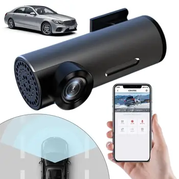 Автомобилен видеорекордер 360 Градуса, Wi-Fi нощно виждане, 24-часова видеорегистрация, Паркинг монитор, Автоиндукционная видеорекордер, Авторегистратор, Автомобилен аксесоар