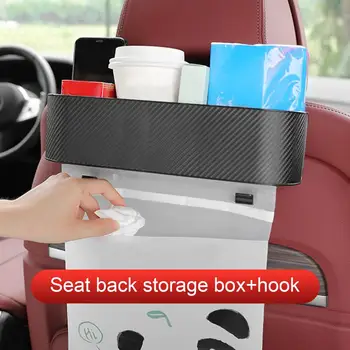 Полезен държач за напитки на задната седалка за кола, стойка за телефон с куки, универсален автомобилен държач за напитки, здрава носеща способност за кола