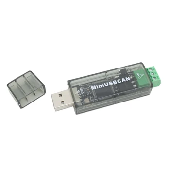 Mini USBCAN CAN Анализатор Подкрепя развитието на Вторична CANopen J1939 DeviceNet USBCAN Debugger