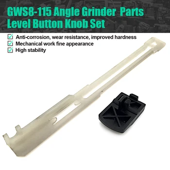 Комплект дръжки на бутона нивото на Замяна за Bosch GWS8-115 GWS14-125 GWS14-150 ъглошлайф Резервни части за електрически инструменти Добра Устойчивост на твърдост