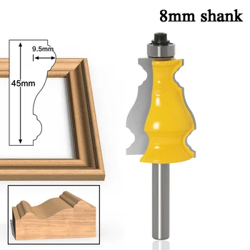 8 мм на Опашка за Рамки Фрези с шипом от волфрамов карбид Линейно длето Дървообработваща машина за дърво