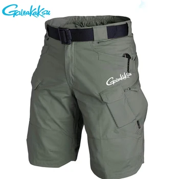 Летни водоустойчив мъжки панталони за риболов, Тактически панталони, бързосъхнеща мъжки градинска дрехи с множество джобове, панталони за лов и туризъм